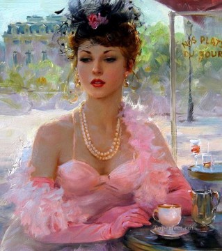 Women Painting - Beautiful Girl KR 049 Impressionist